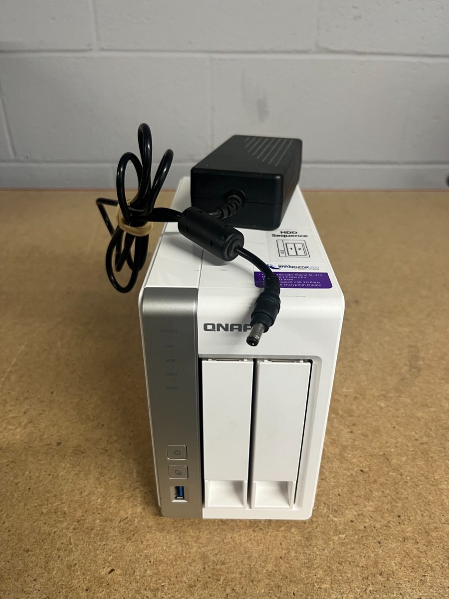 TS-231P QNAP 2 Bay NAS 1GB Memory With PSU + 2 x 2TB SATA HDD | eBay