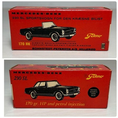 Tekno 1/43 Mercedes-Benz 230 SL Diecast Car Vintage Danish