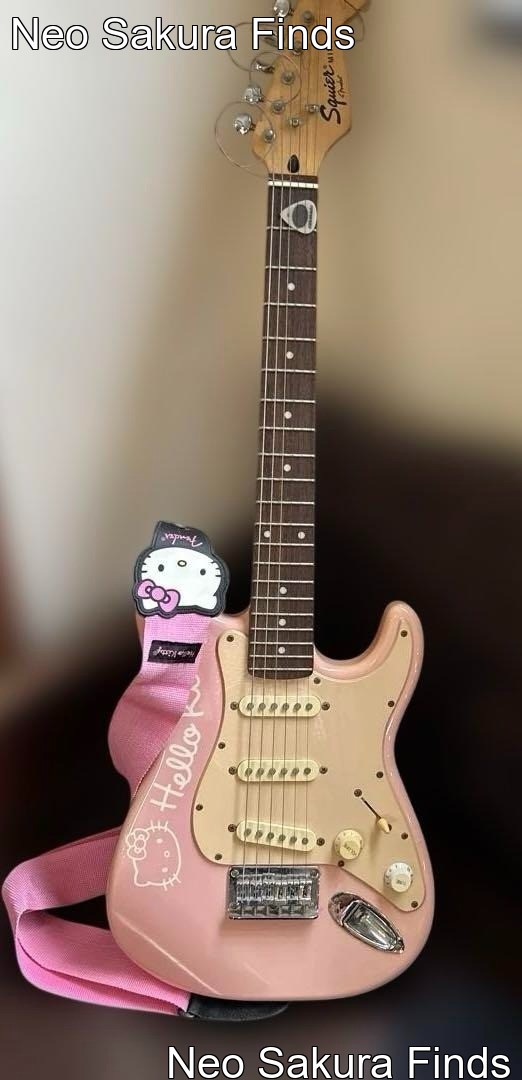 ギター Squier by Fender Hello Kitty Mini Strat 512078000218000-00