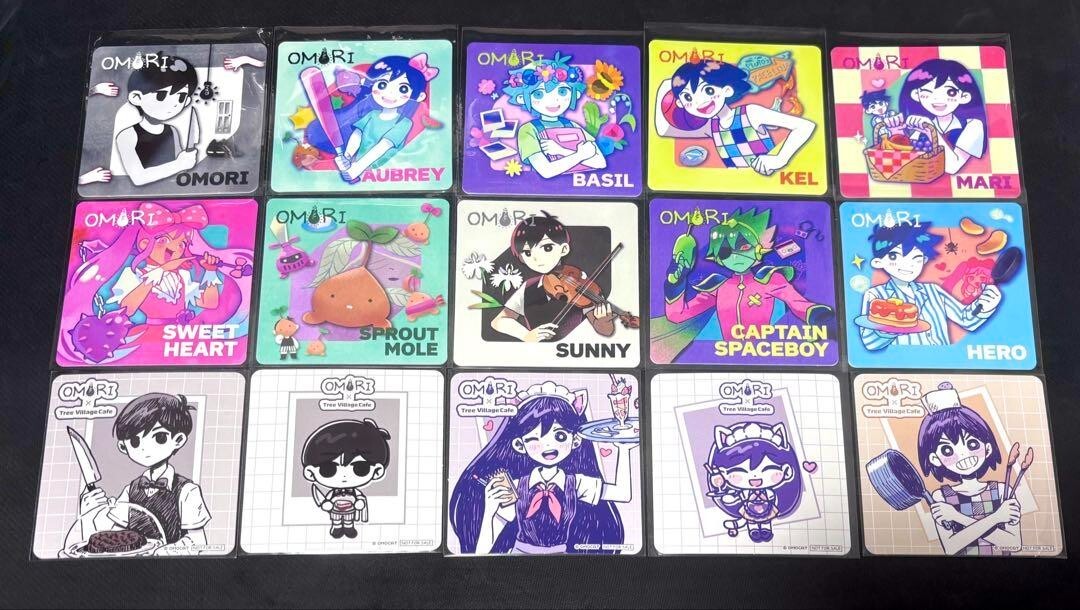 OMORI 缶バッジ OMORI ミニキャラ缶バッジセット OMOCAT - メルカリ