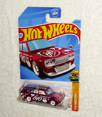 2023 HOT WHEELS SUPER TREASURE HUNT DATSUN BLUEBIRD WAGON 510 NEW