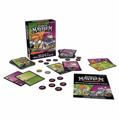 NEW) Dungeon Mayhem: Battle for Baldur's Gate Expansion Pack D&D