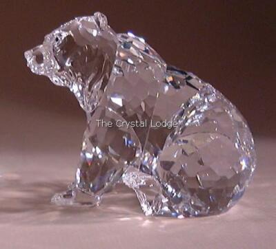 Y2435-10 スワロフスキー クリスタル グリズリー 熊 オブジェ Y2435-10