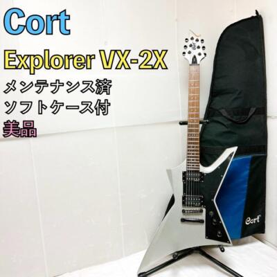 美品 Cort Explorer エクスプローラー VX-2X グレー Cort explorer VX