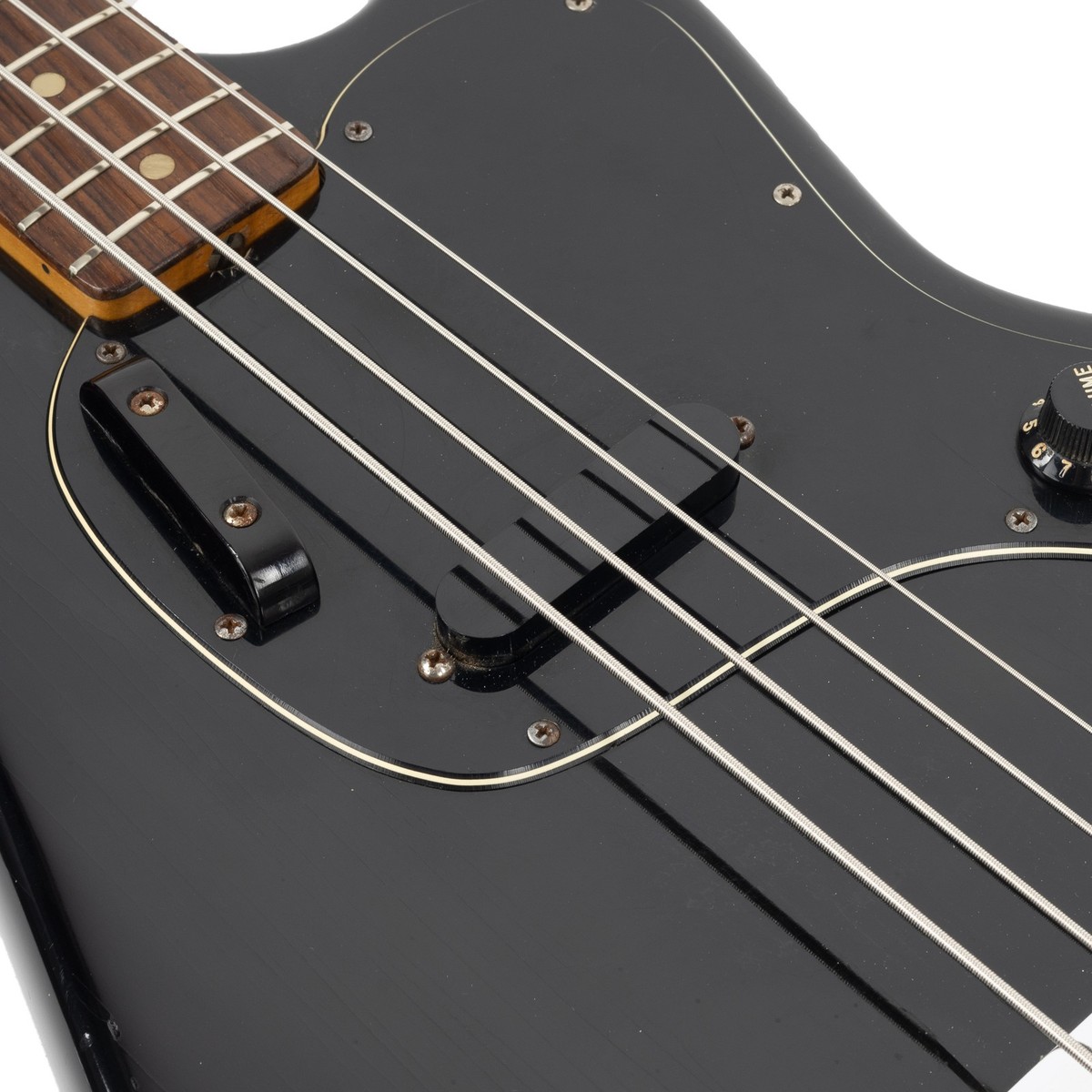 Vintage Fender Musicmaster Bass Black 1979 | eBay