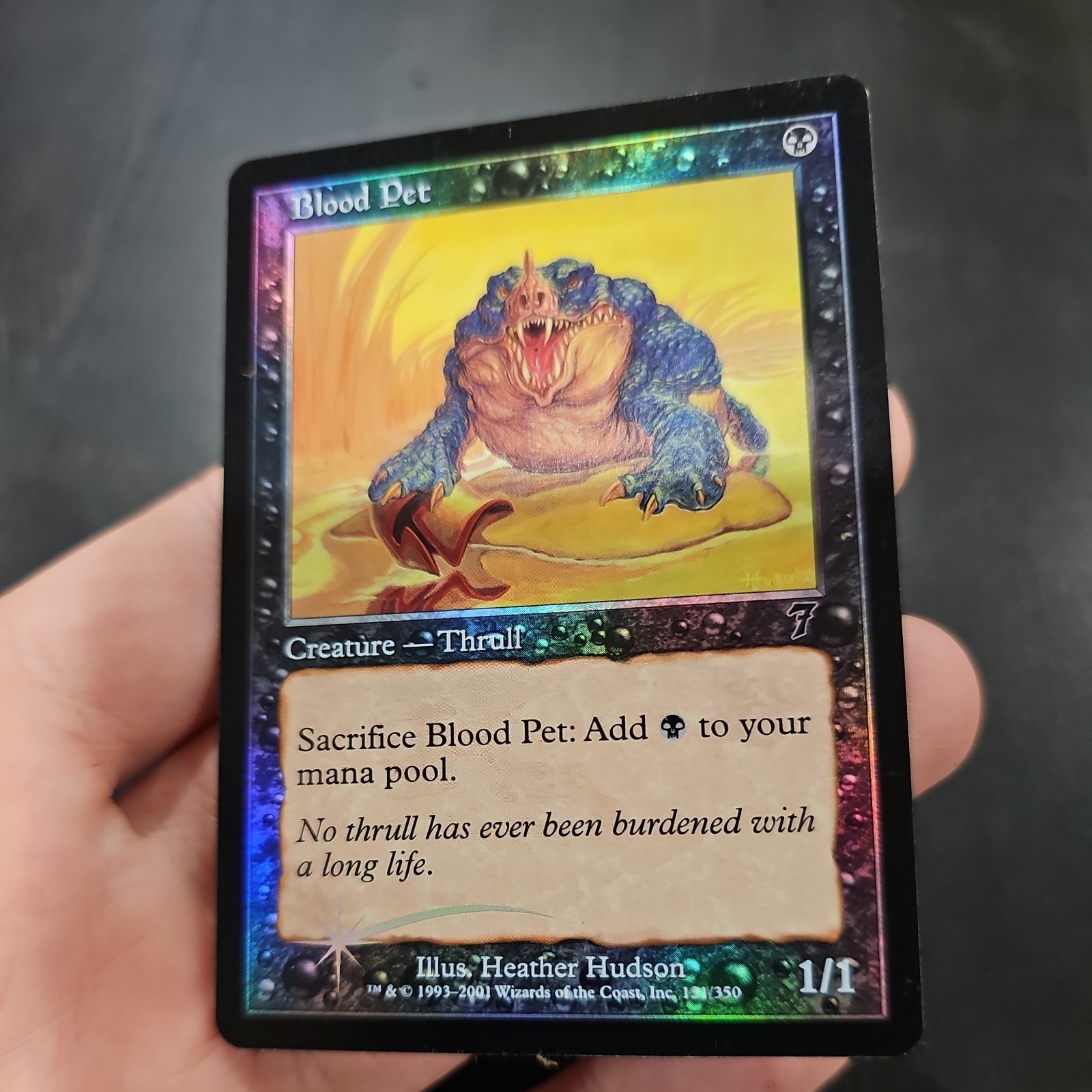 Blood Pet 2001 Seventh Edition #121 Foil Price Guide - Sports Card