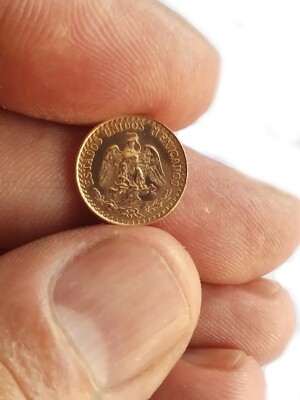 1945 Mexican Dos Pesos Gold Coin Real Genuine | eBay
