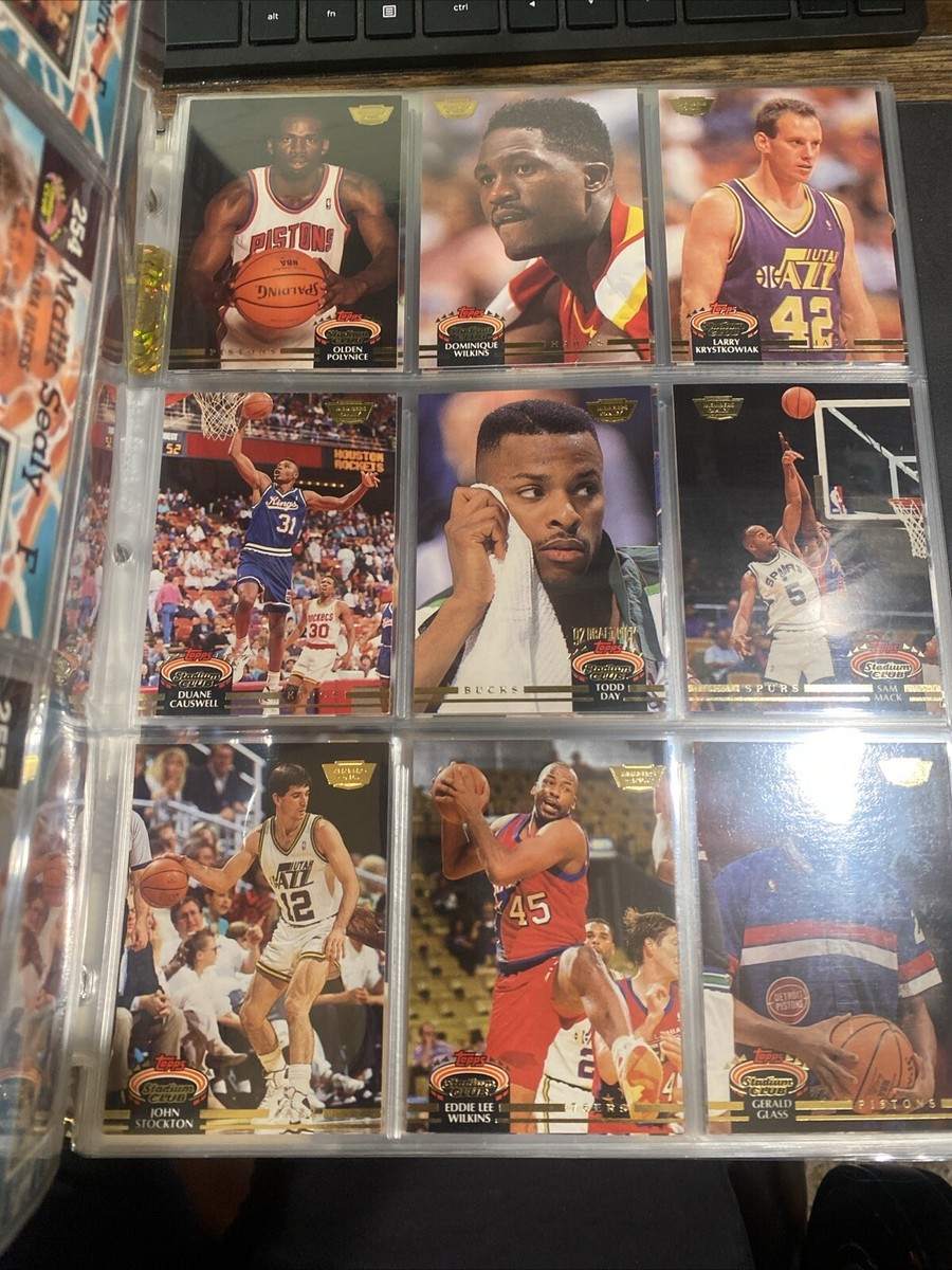 1992-93 Basketball Stadium Club Members Only Set with Beam Team