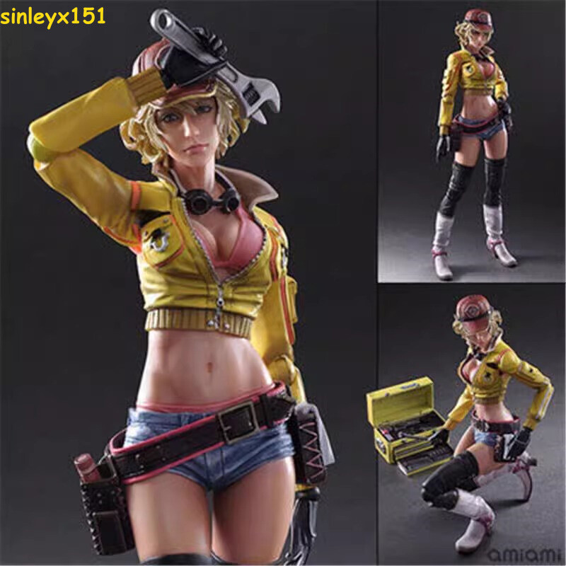 Final Fantasy XV Cindy Aurum Figure Statues Model TOYS 11in PVC