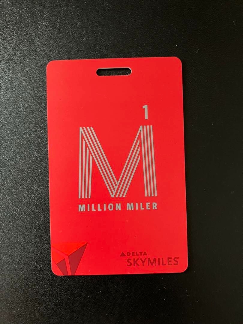 デルタ航空 ミリオンマイラータグ Delta Million Miler Tag Delta