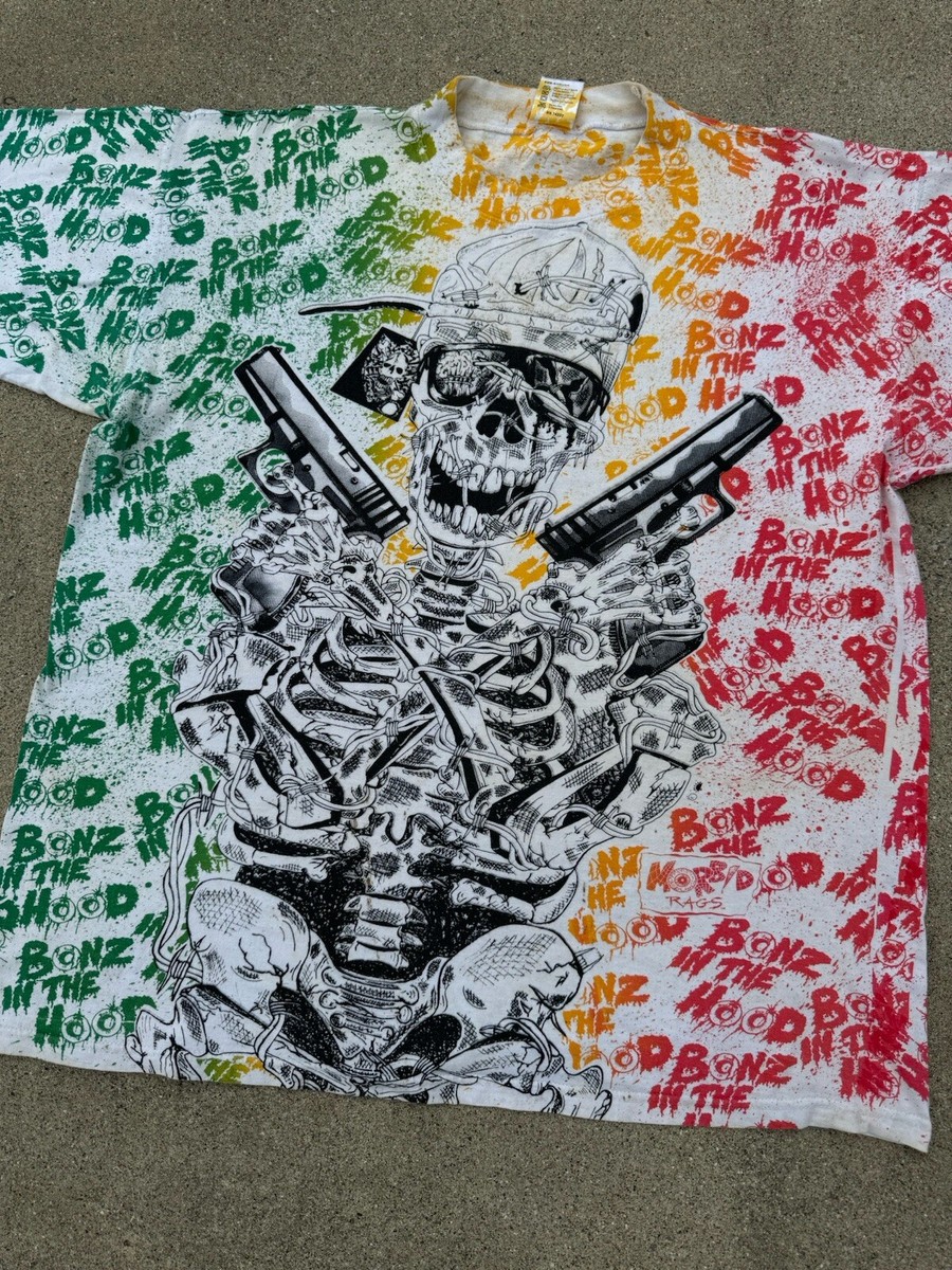 THE BONEZ bandana skull Tシャツ XL THE BONEZ bandana skull Tシャツ