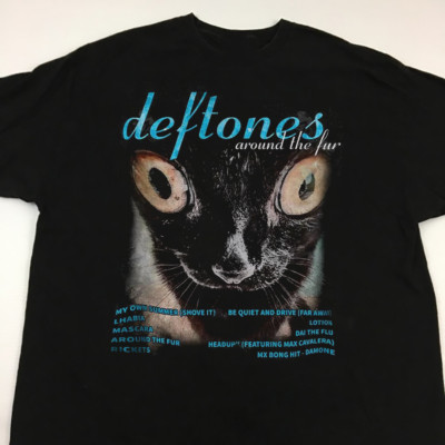 Around The Fur Cat Deftones Shirt 90S Gift Funny Black S-234XL