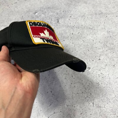Dsquared2 Canada Twins Baseball Cap Black OS | eBay