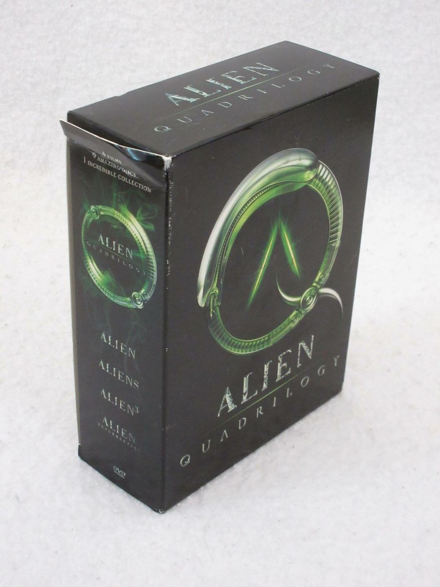 ALIEN QUADRILOGY 9 DVD Box Set 2003 Alien Aliens Alien3 Alien