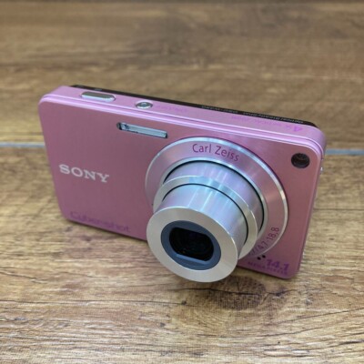 SONY Cyber-Shot DSC-W350 Pink 14.1MP Digital Camera Japanese only