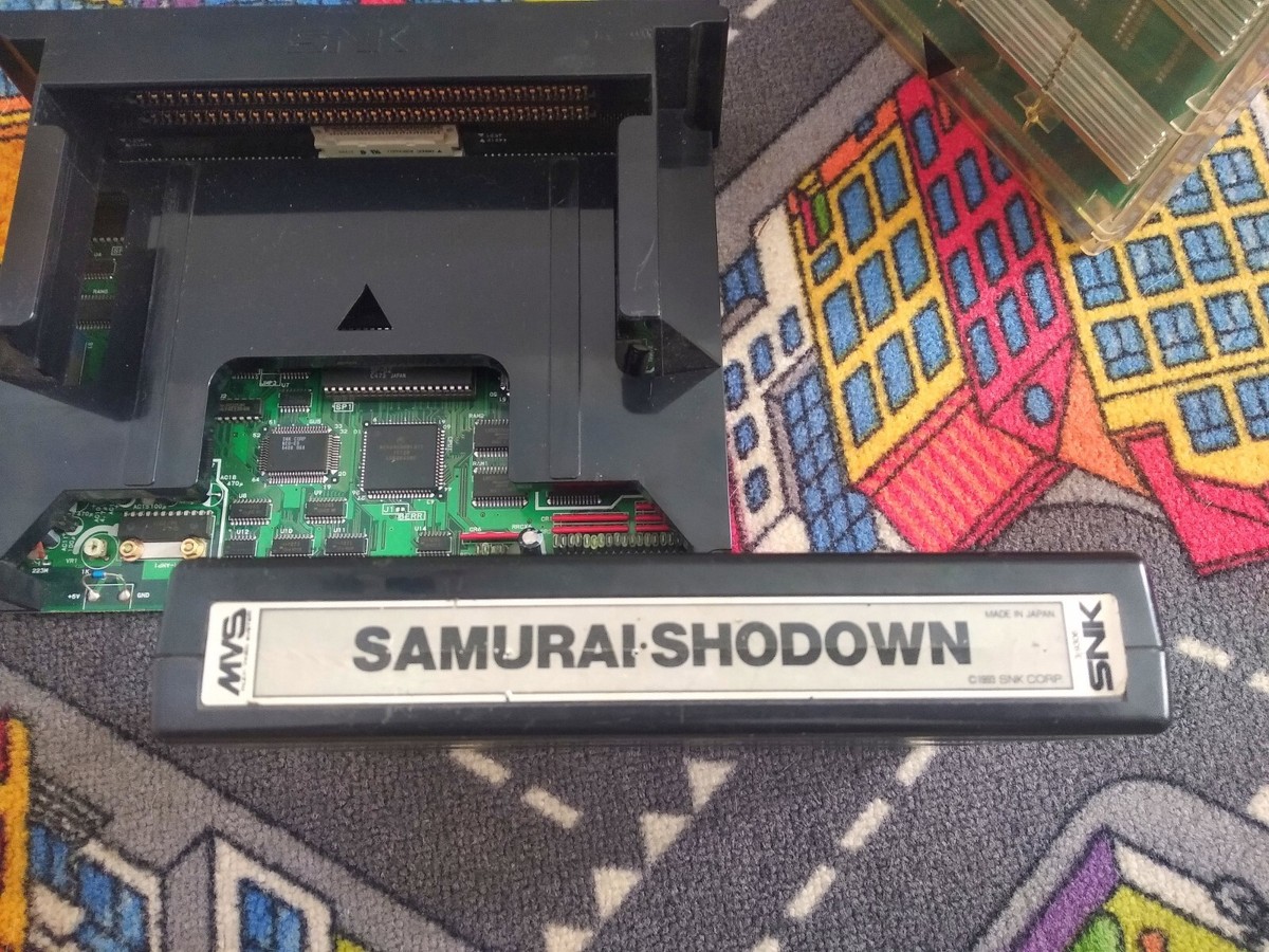 NEO GEO SNK MVS Motherboard MV1FZ + Samurai showdown + Fatal fury