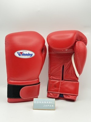 Winning16oz Boxing Gloves MS-600B Red Tape type Japan Authentic