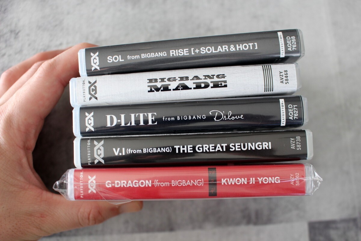 BIGBANG G-DRAGON PLAYBUTTON 4点 BIGBANG G-DRAGON PLAYBUTTON 4点