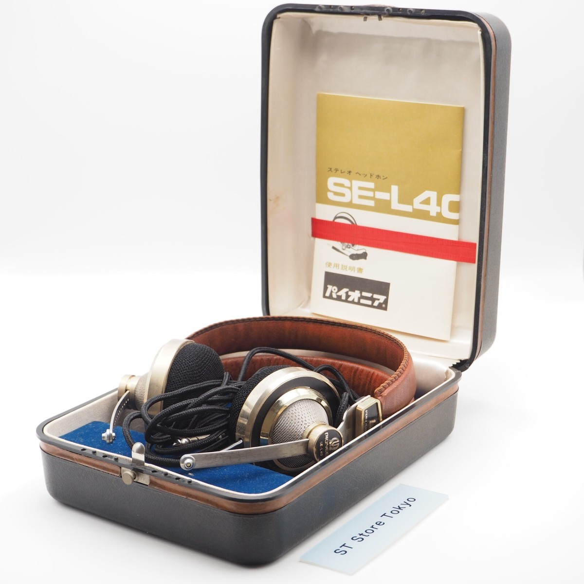 Pioneer SE-L40 retro stereo headphones vintage Tested [Very good