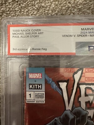 Marvel Kith #3 Venom V. Spider-Man Variant Cover - Red Comic PSA