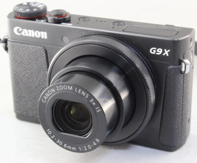 Canon PowerShot power shot G9 X G9X Mark II 2 black digital camera