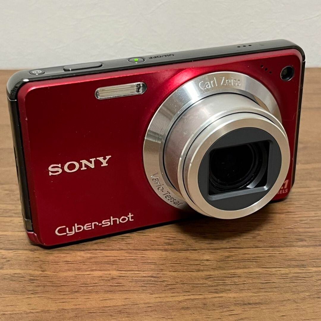 Sony Cyber-shot DSC-W270 Red 12.1MP Digital Camera w/Battery