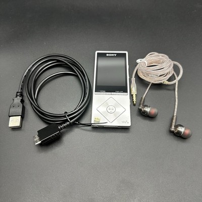 SONY NW-A16 WALKMAN DIGITAL MUSIC PLAYER Silver 32GB Hi-Res Tested