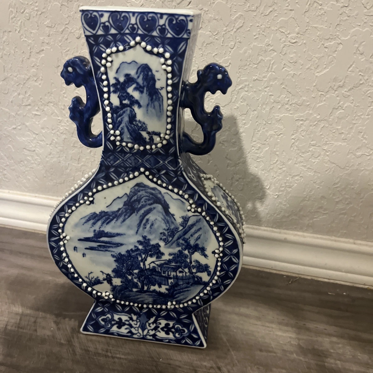 蓝色1940 年后中国古董花瓶| eBay