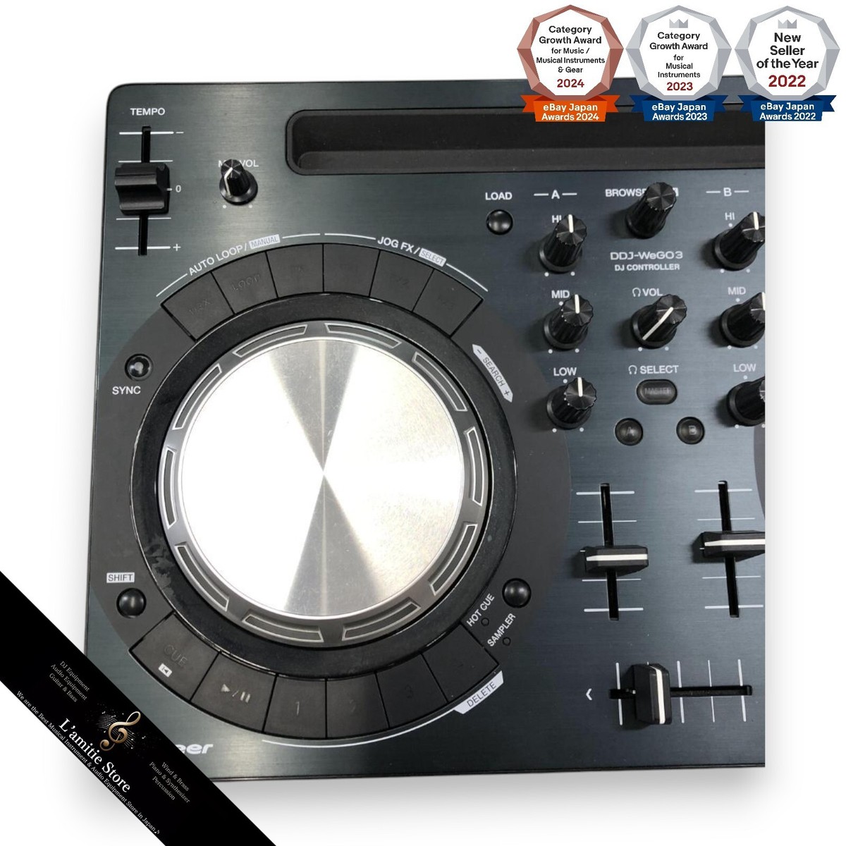 RGK】Pioneer DDJ-WEGO3 DJコントローラー 中古 RGK】Pioneer DDJ