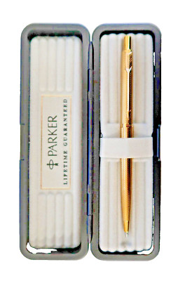 Parker Classic 22K Gold Electroplated Ballpoint Pen Made In France