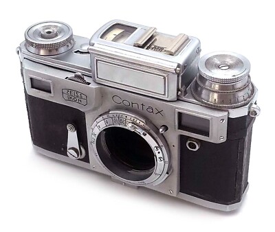 Soviet Arsenal copy of Contax III Zeiss Ikon CHROME camera BODY | eBay