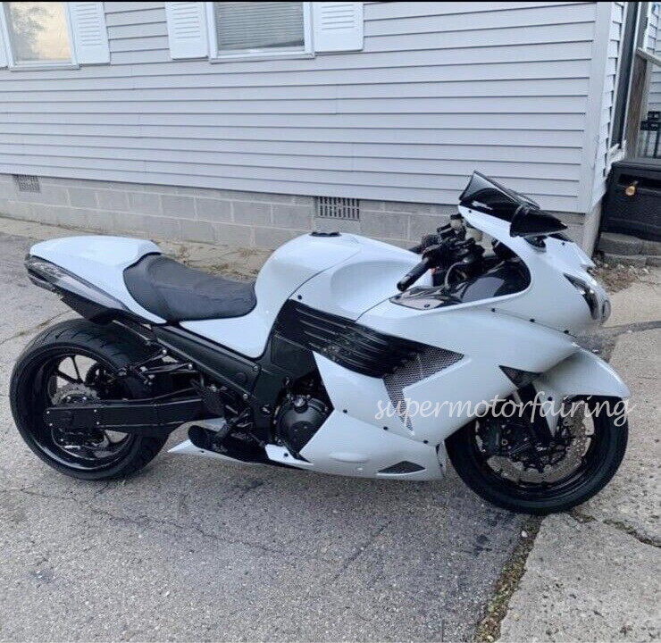 Fairing Kit For Kawasaki Ninja ZX14 2006-2011 07 Unpainted ABS