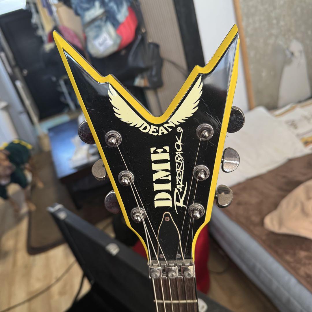 DEAN RAZORBACK 黒/黄色 ハードケース付き 【公式通販】