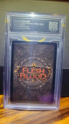 Heart of Fyendal - 1st edition cold foil Flesh and Blood signed by