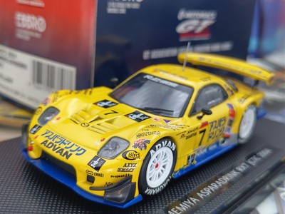 EBBRO 43707 1:43 AMEMIYA 雨宮 ASPARADRINK MAZDA RX-7 JGTC 2004 DIE