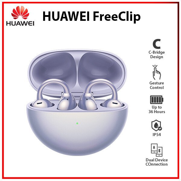 HUAWEI FreeClip Headsets Wireless Bluetooth 5.3 Earphone Clip-on
