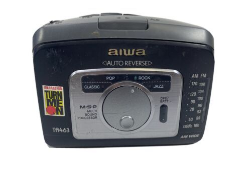 Aiwa HS-PX370 Stereo Cassette Player Walkman Black Operation