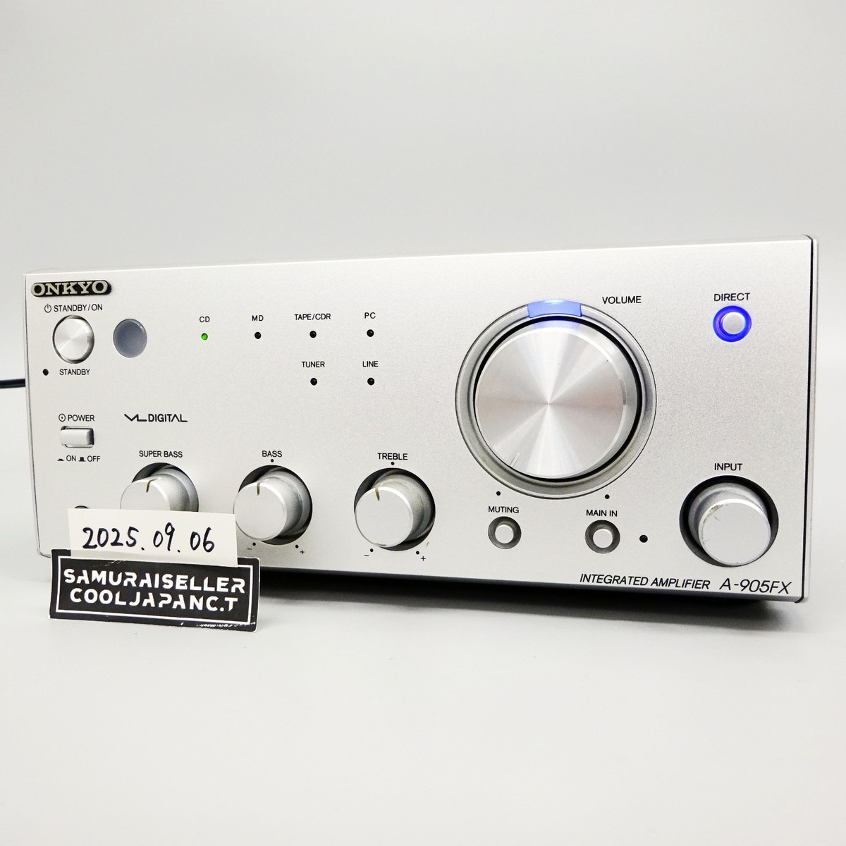 A-905FX2シルバーアンプ オンキヨー、プリメインアンプ「A-905FX2