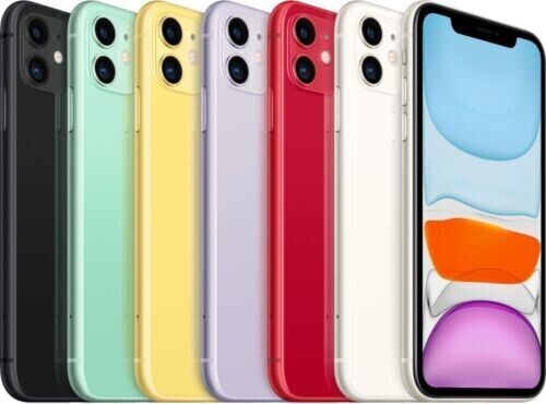 Apple iPhone 11 64GB - All Colors - Factory Unlocked - Fair