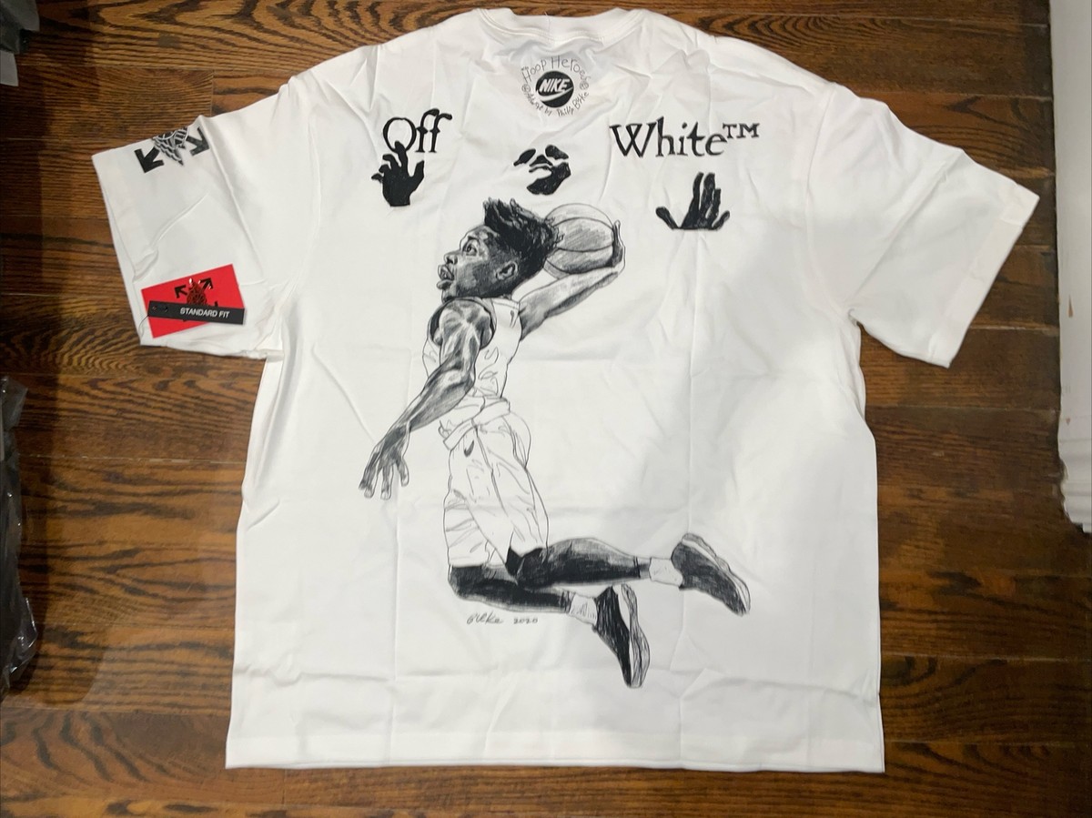 Air Jordan x Off-White Tee White DB4300-100 White XL | eBay