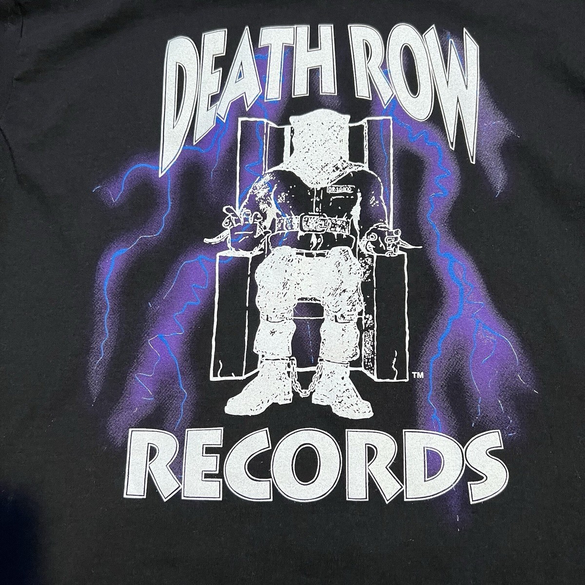Death Row Records T Shirt Hip Hop Rap Music Merch Record Label Tee