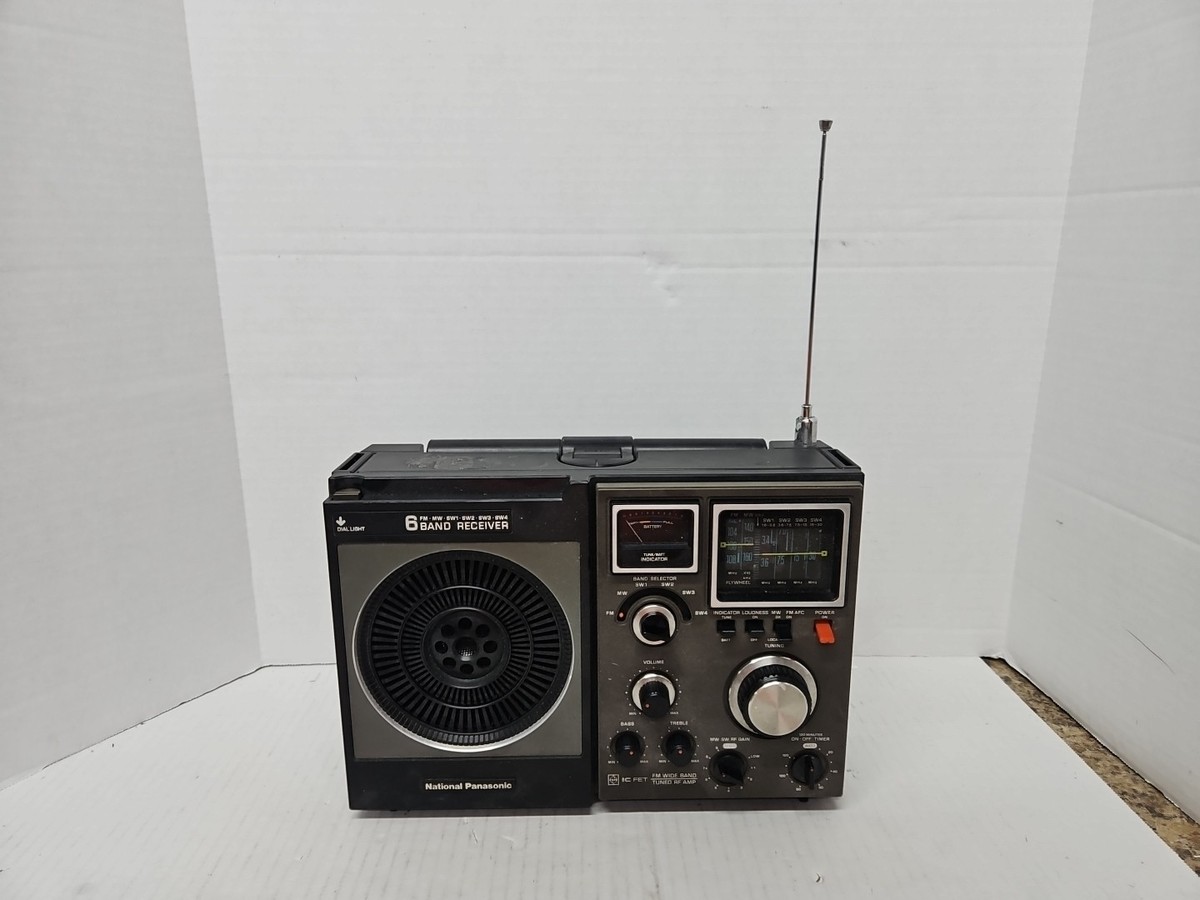 Panasonic / National RF-1180 Radio 6 band receiver Antique Works