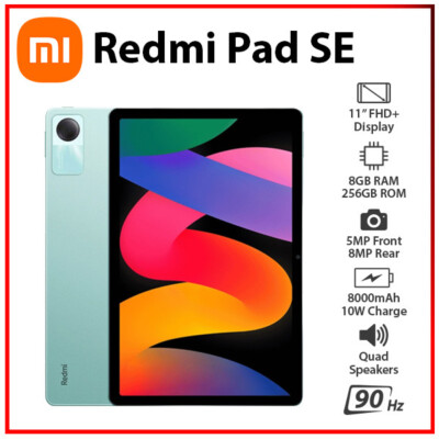 Wi-Fi)Xiaomi Redmi Pad SE 8GB+256GBGB GREEN Octa Core Android PC