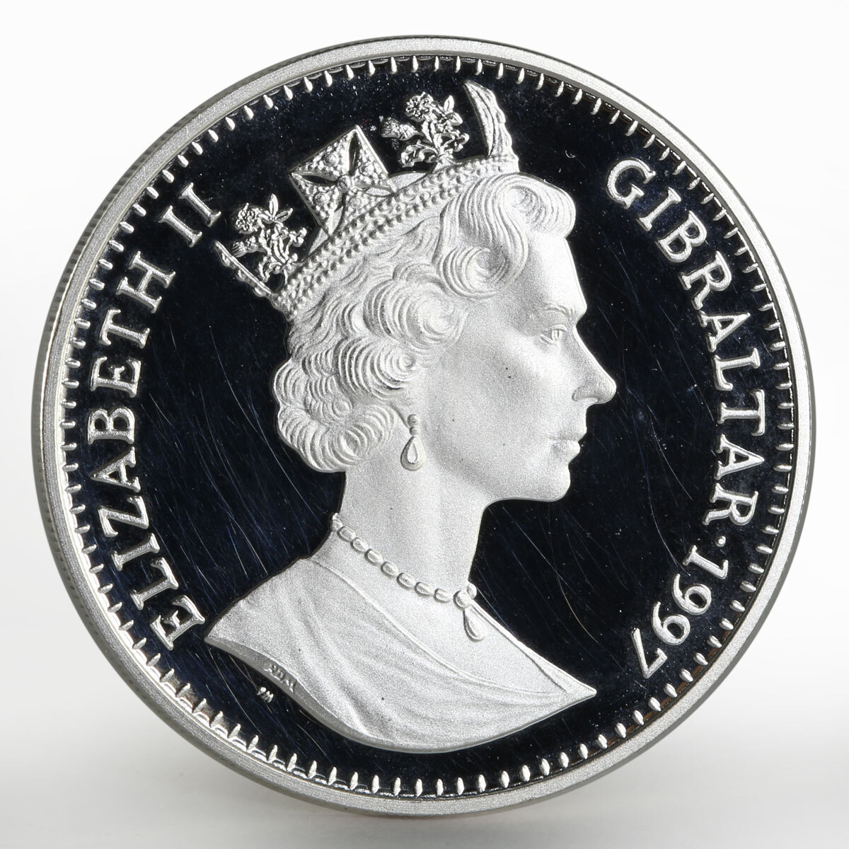 Gibraltar 1 crown Evolution of Mankind Chinese Civilization silver