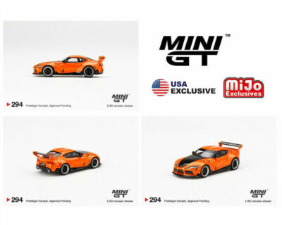 MINI GT 1:64 Pandem GR Supra V1.0 LHD Orange Car in box #294 | eBay