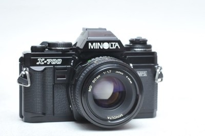 Minolta X700 Film Camera W/MD 50mm f1.7 Lens Kit | eBay