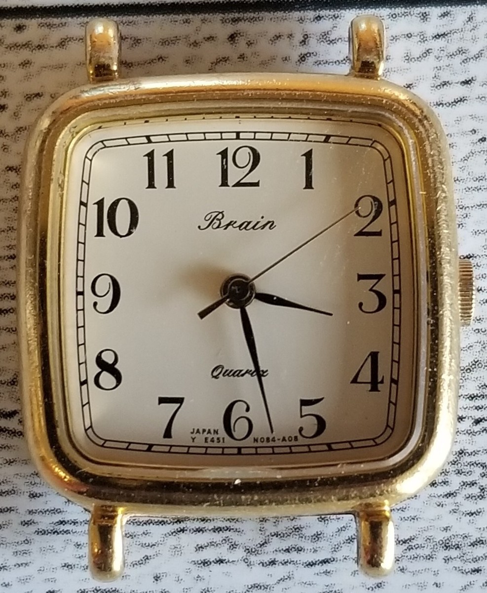Vintage Brain Watch Orient Face Japan E45N08-40 CS | eBay