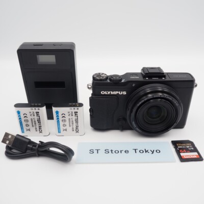 N.MINT] OLYMPUS Stylus XZ-2 Black 12.0MP Camera w/New battery