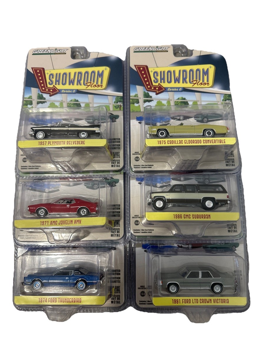Showroom Floor Series 6 SET OF 6 Diecast 1:64 Scale Models