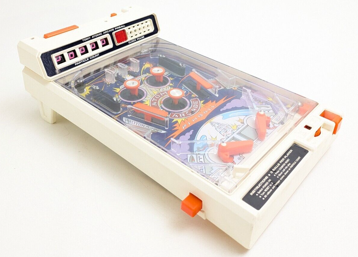 ヴィンテージ 1979年 トミー アトミック アーケード ピンボールマシン